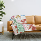 Holiday colorful bows Throw Blanket Gallery Image 1