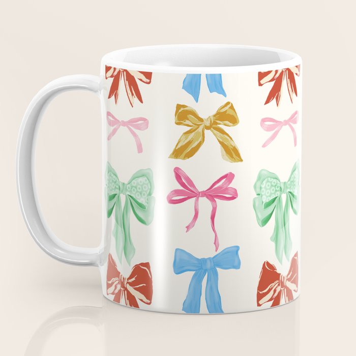 Holiday colorful bows Coffee Mug Gallery Image 3