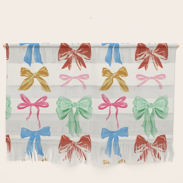 Holiday colorful bows Wall Hanging Gallery Image 1