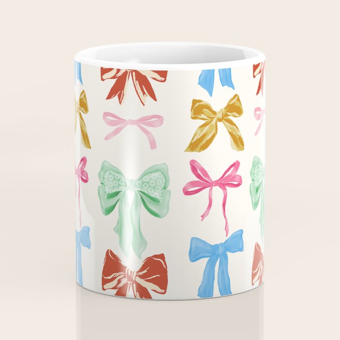 Holiday colorful bows Coffee Mug Gallery Image 4