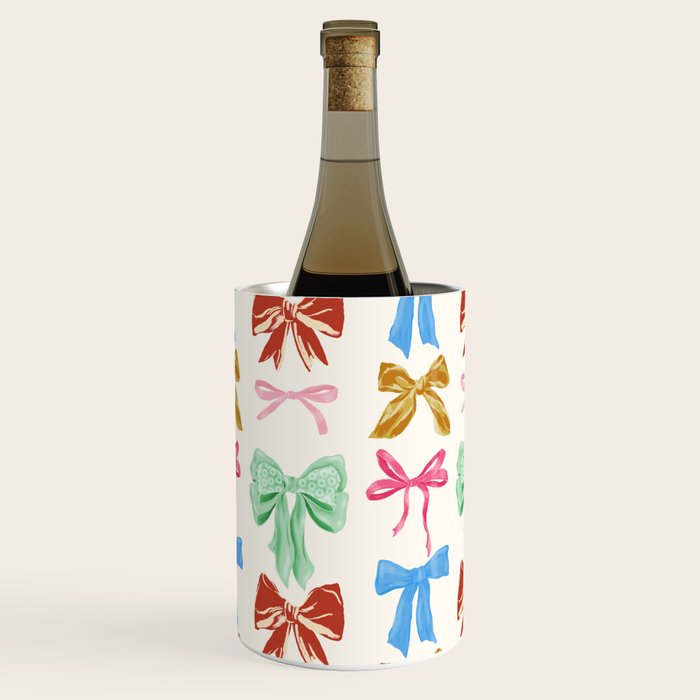Holiday colorful bows Wine Chiller Gallery Image 1