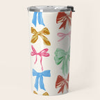 Holiday colorful bows Travel Mug Gallery Image 2