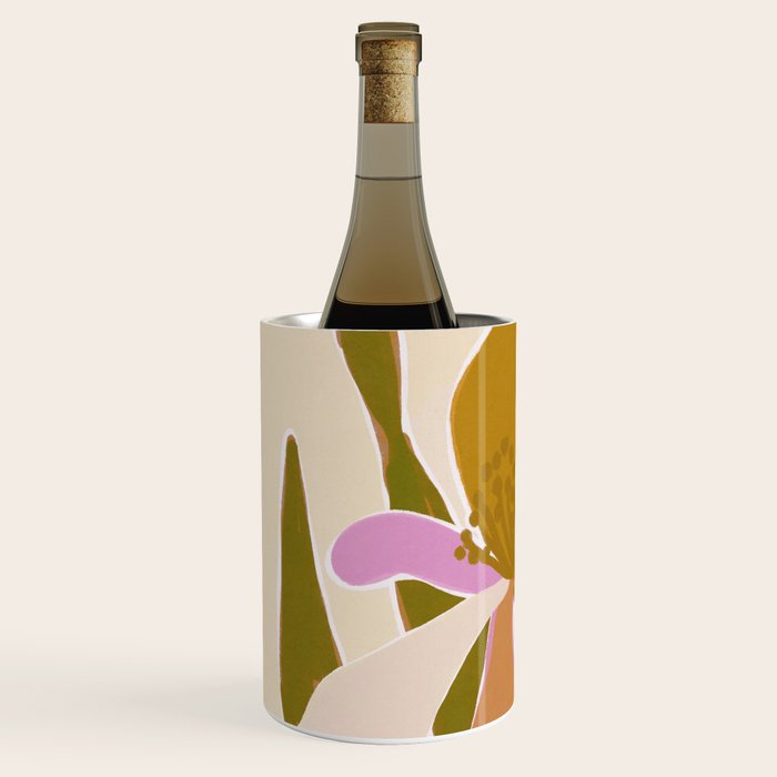 Colorful Iris Flowers Wine Chiller Gallery Image 2