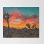 Joshua Tree Parc National Throw Blanket Gallery Image 2