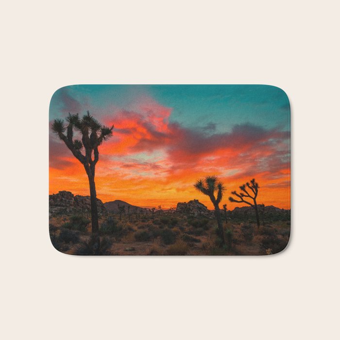 Joshua Tree Parc National Bath Mat Gallery Image 1