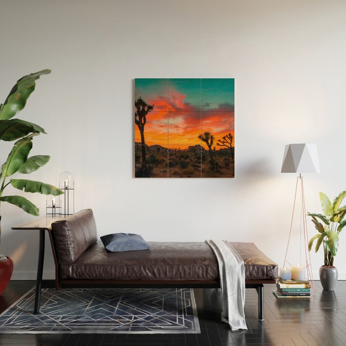 Joshua Tree Parc National Wood Wall Art Gallery Image 2