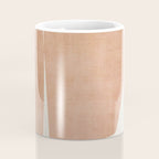 Terracotta Cream Modern Minimalist Abstract Coffee Mug Gallery Image 4