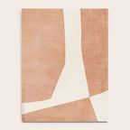 Terracotta Cream Modern Minimalist Abstract Notebook Gallery Image 4