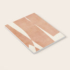 Terracotta Cream Modern Minimalist Abstract Notebook Gallery Image 3