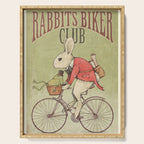 Rabbits Biker Club Serving Tray Gallery Image 1