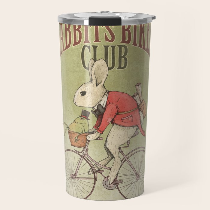 Rabbits Biker Club Travel Mug Gallery Image 1
