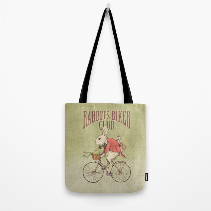 Rabbits Biker Club Tote Bag Gallery Image 2