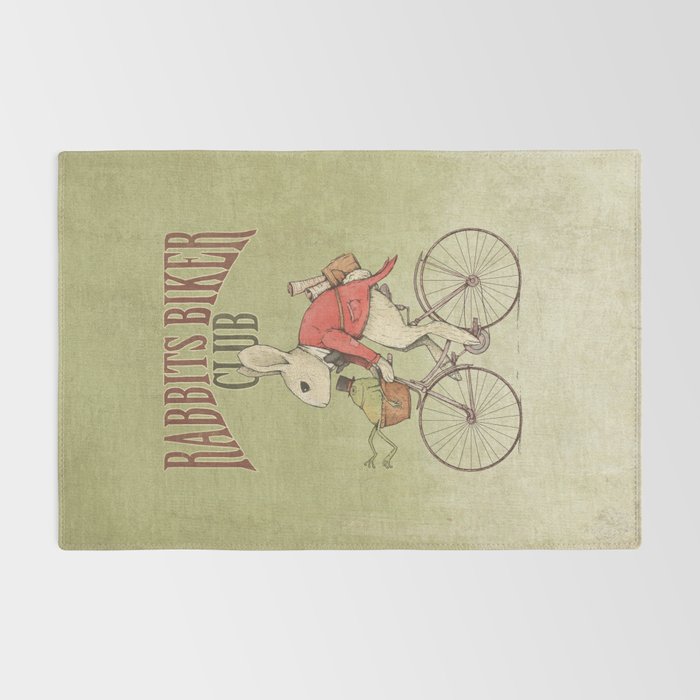 Rabbits Biker Club Rug Gallery Image 2