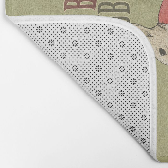 Rabbits Biker Club Bath Mat Gallery Image 2