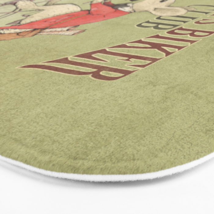 Rabbits Biker Club Bath Mat Gallery Image 3