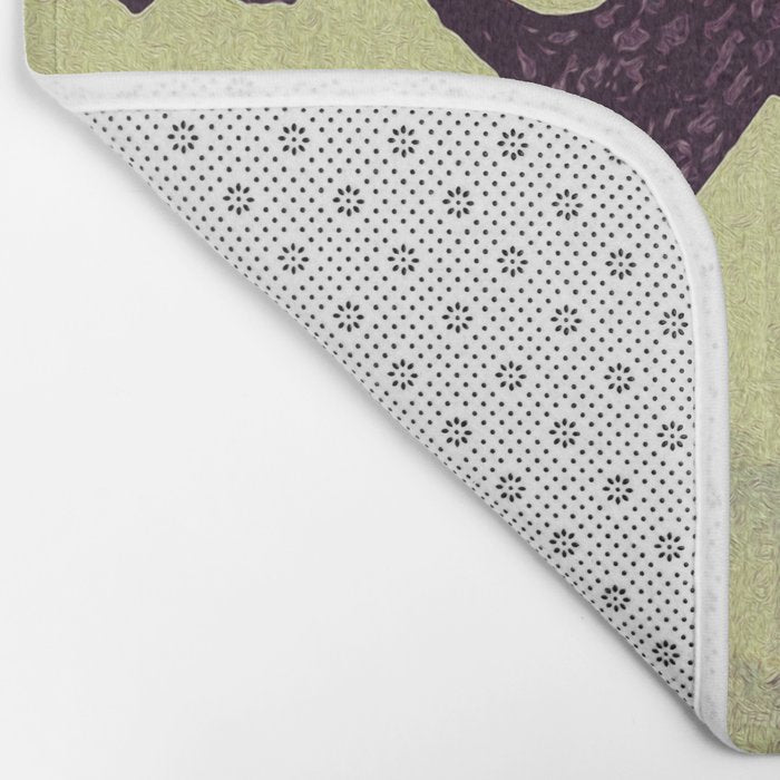 Old Man Standing Bath Mat Gallery Image 2