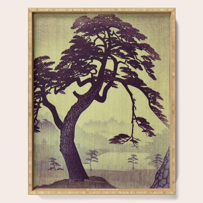 Old Man Standing Serving Tray Gallery Image 1