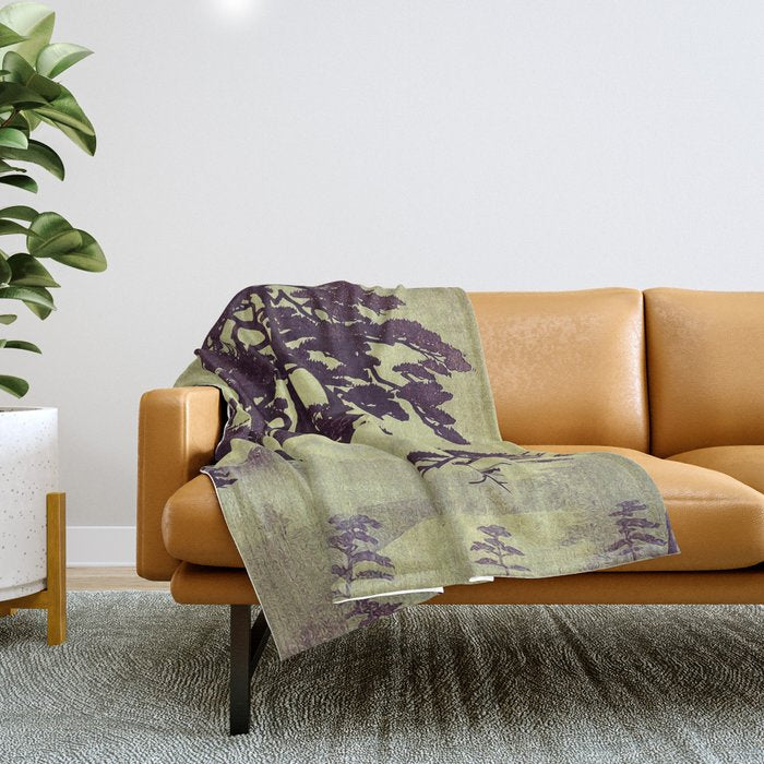 Old Man Standing Throw Blanket Gallery Image 1