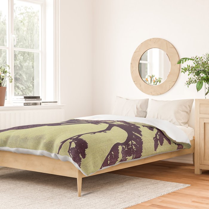 Old Man Standing Duvet Cover Gallery Image 2