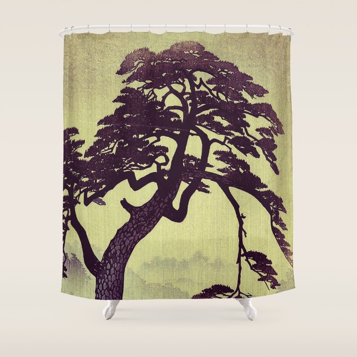 Old Man Standing Shower Curtain Gallery Image 1