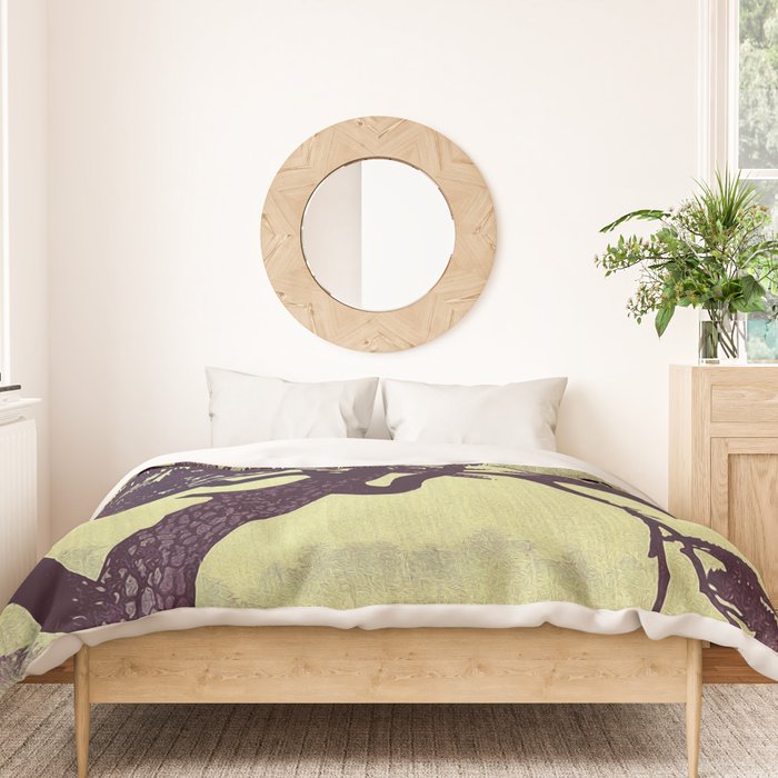 Old Man Standing Duvet Cover Gallery Image 3