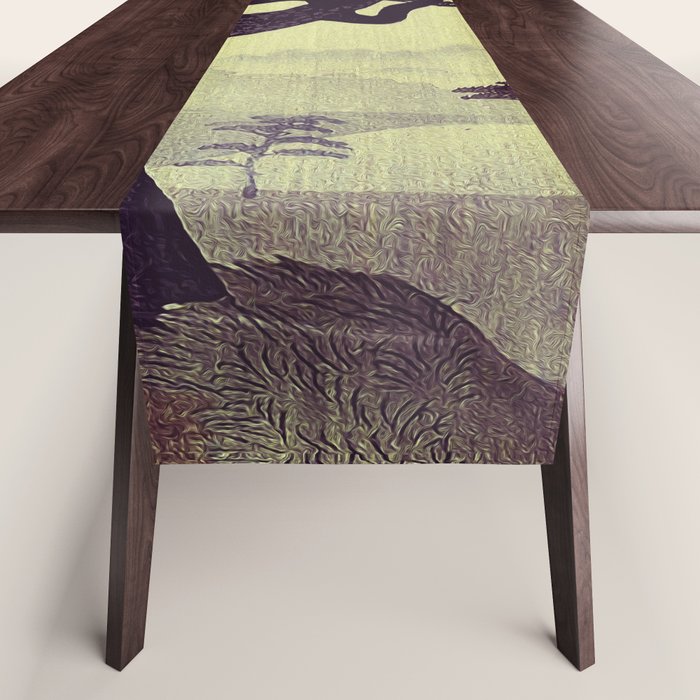 Old Man Standing Table Runner Gallery Image 1