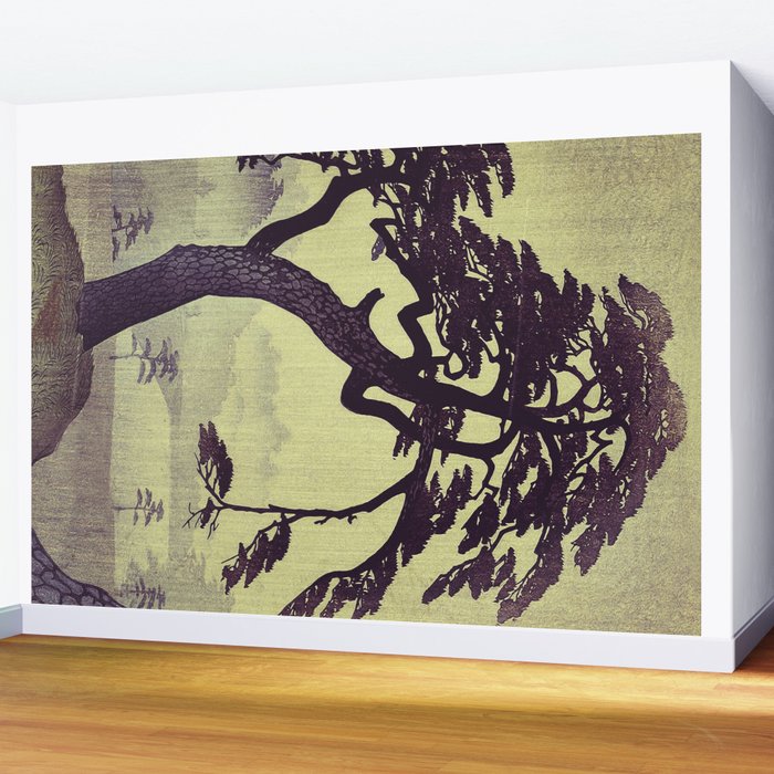 Old Man Standing Wall Mural Gallery Image 2