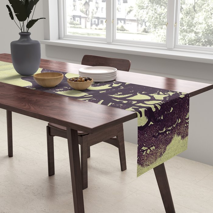 Old Man Standing Table Runner Gallery Image 2