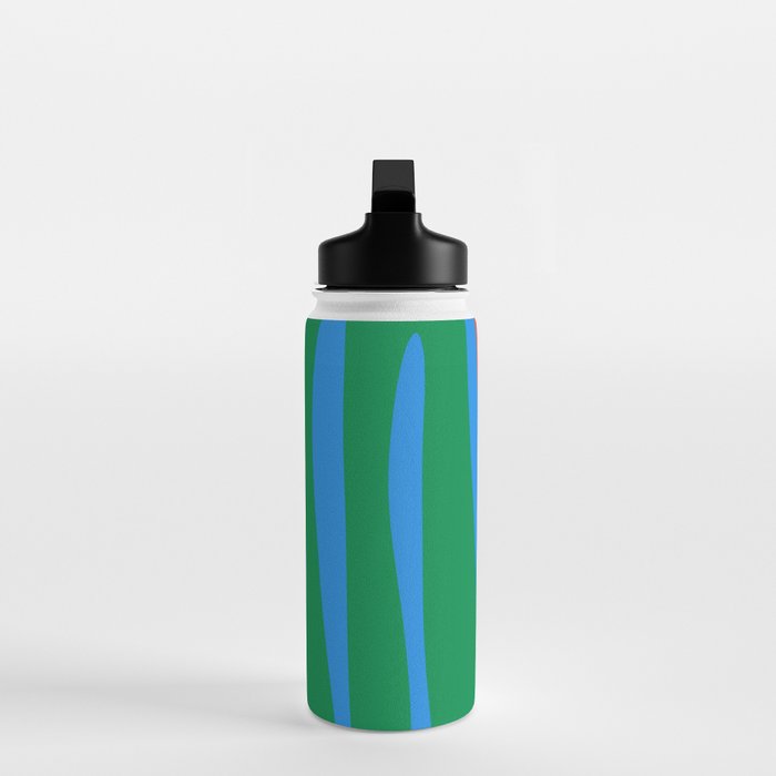 Bold and Colorful Mid Century Modern Kwaito Abstract Water Bottle Gallery Image 3