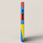 Bold and Colorful Mid Century Modern Kwaito Abstract iPhone Case Gallery Image 2