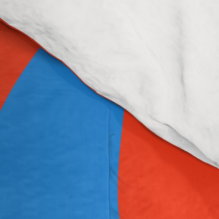 Bold and Colorful Mid Century Modern Kwaito Abstract Comforter Gallery Image 4