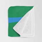 Bold and Colorful Mid Century Modern Kwaito Abstract Throw Blanket Gallery Image 3
