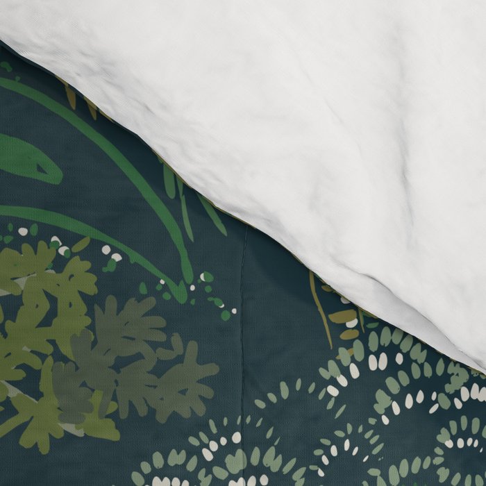 Italian landscape dark green Comforter Gallery Image 4