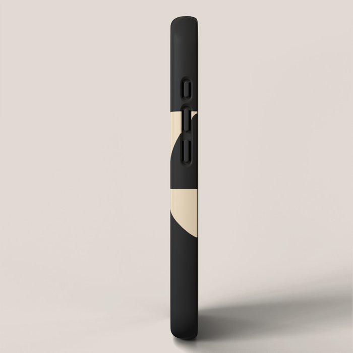 Geometric Shapes Black and White 6 iPhone Case Gallery Image 2