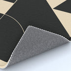 Geometric Shapes Black and White 6 Rug Gallery Image 4