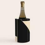 Geometric Shapes Black and White 6 Wine Chiller Gallery Image 1