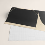 Geometric Shapes Black and White 6 Wrapping Paper Gallery Image 2