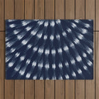 Shibori tie dye I Outdoor Rug Gallery Image 1
