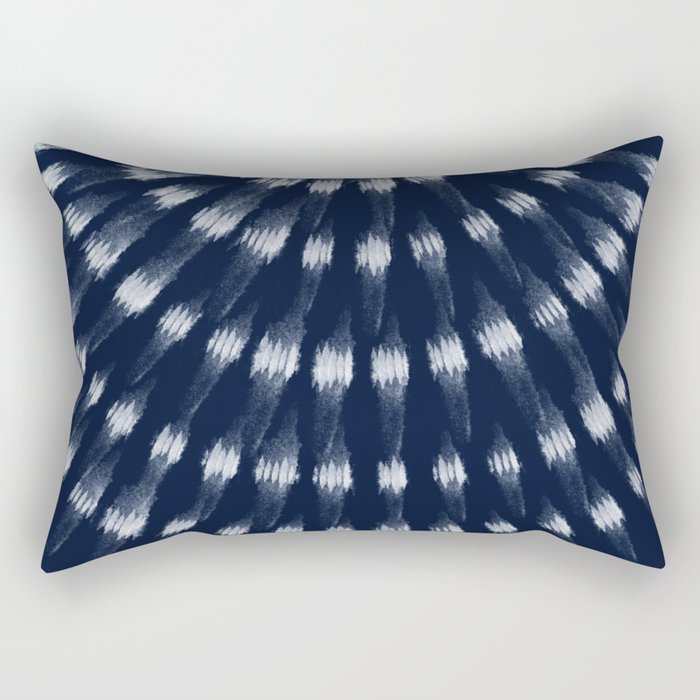 Shibori tie dye I Rectangular Pillow Gallery Image 1