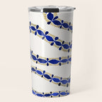 Navy & Gold Serpent Travel Mug Gallery Image 1