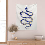 Navy & Gold Serpent Wall Tapestry Gallery Image 2