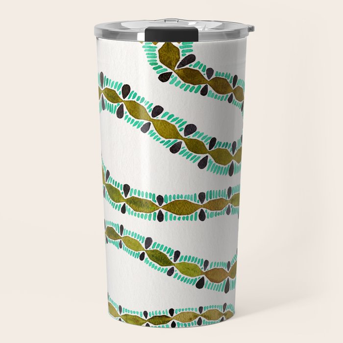 Turquoise Serpent Travel Mug Gallery Image 1