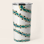 Emerald & Gold Serpent Travel Mug Gallery Image 1