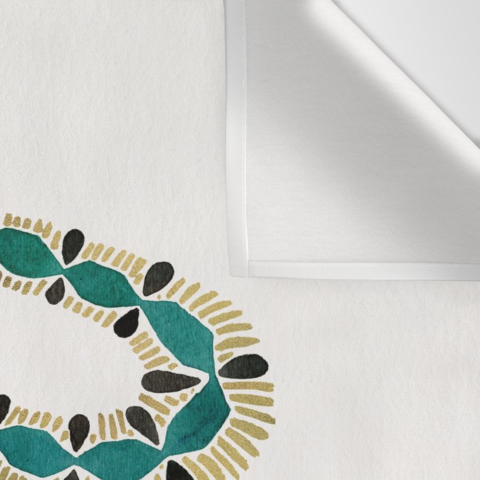 Emerald & Gold Serpent Wall Tapestry Gallery Image 3