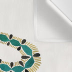 Emerald & Gold Serpent Wall Tapestry Gallery Image 3