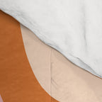 Mid-Century Modern Palm Springs Abstract Pattern Pink Orange Cream Comforter Gallery Image 4