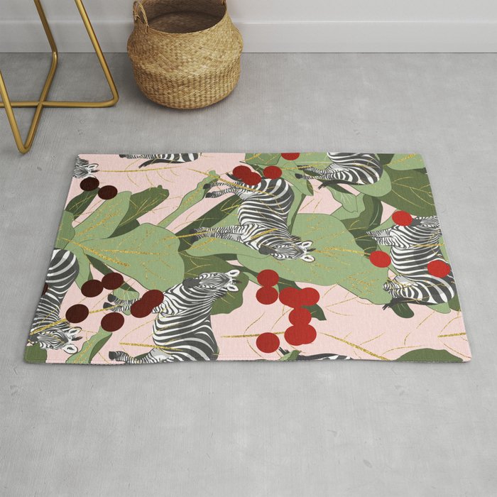 Zebra Harem #society6 #decor #buyart Rug Gallery Image 1