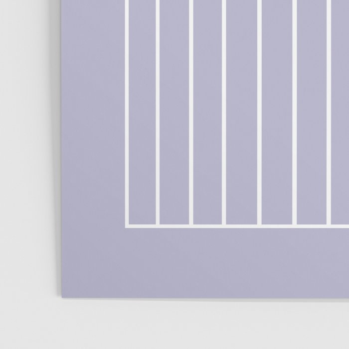 Minimal Arch XXXIII Lilac Purple Modern Geometric Lines Poster Gallery Image 3