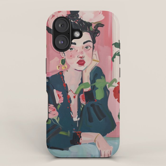 Dreamy Muse in Bloom  iPhone Case Gallery Image 1