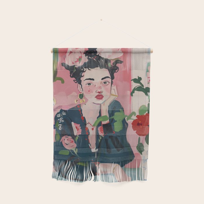 Dreamy Muse in Bloom  Wall Hanging Gallery Image 1